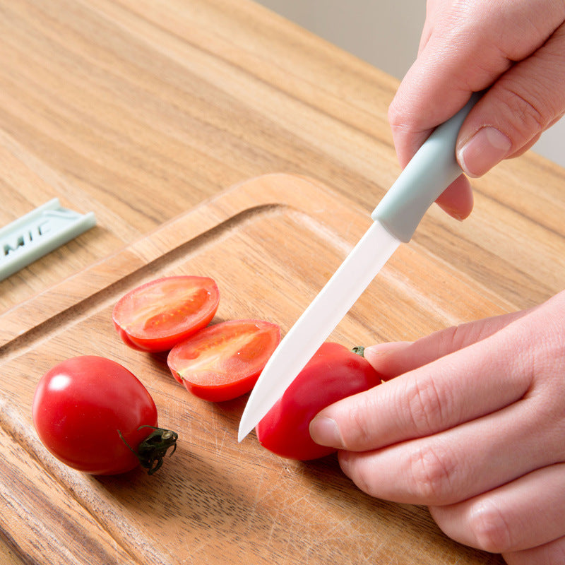 Household ceramic fruit knife peeling cutting knife kitchen sliced fruit peeling melon fruit